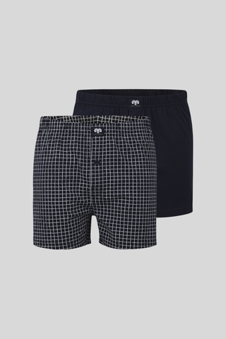 Boxershorts 100% Βαμβάκι, Μακό, Συσκευασία των 2