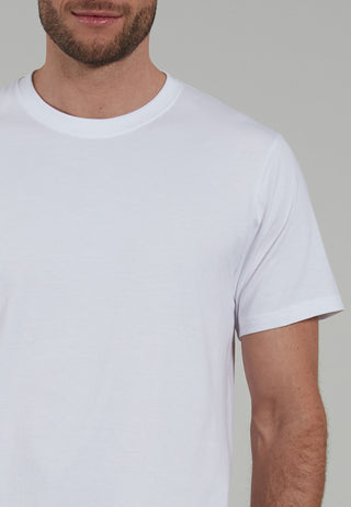 T-Shirt, Στρογγυλή Λαιμόκοψη, Συσκευασία των 2