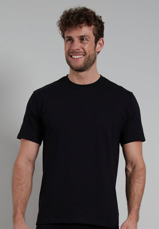 T-Shirt, Στρογγυλή Λαιμόκοψη, Συσκευασία των 2