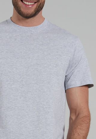 T-Shirt, Στρογγυλή Λαιμόκοψη, Συσκευασία των 2