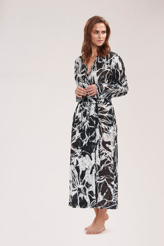 Ρόμπα Πολυτελείας Μάξι Δαντελένια