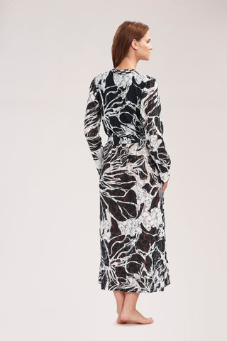 Ρόμπα Πολυτελείας Μάξι Δαντελένια