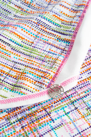 Μπλουζάκι Αμάνικο, Multicolor Print, από 100% Βαμβάκι