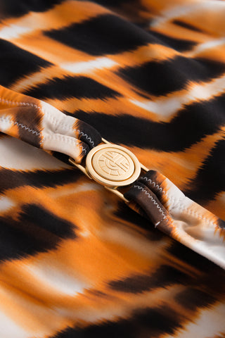 Μπικίνι Στράπλες Animal Print
