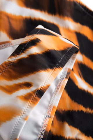 Μπικίνι Στράπλες Animal Print