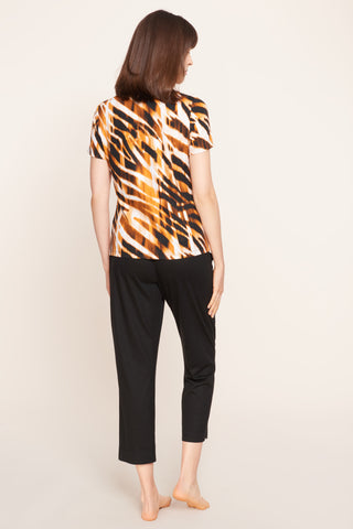 T-shirt Βισκοζένιo με Animal Print