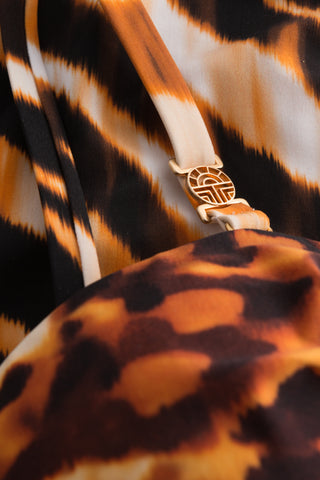 Ολόσωμο Μαγιό Εμπριμέ Animal Print