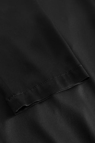 Μεταξωτό Νυχτικό Couture, Στυλ Πουκαμίσα, με Γιακά & Κουμπιά