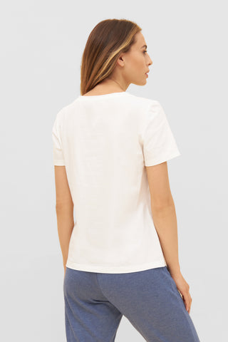 T-shirt Βαμβακερό με Logo Féraud