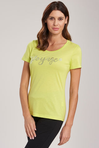 T-shirt Κομψό, Βισκοζένιο με Τύπωμα από Παγιέτες