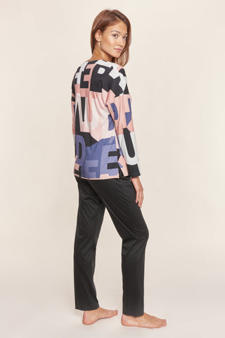 Πυζάμα Μακρυμάνικη Couture 100% Βαμβάκι