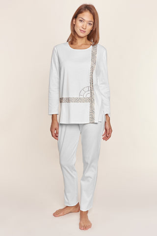Πυζάμα Μακρυμάνικη Couture 100% Βαμβάκι
