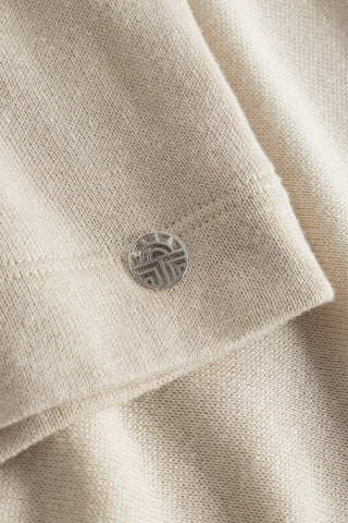 Hoodie Πλεκτό με Τσέπες Μπροστά