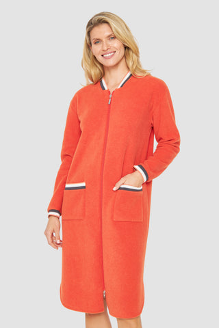 Homewear Dress, Φλισένιο, με Φερμουάρ