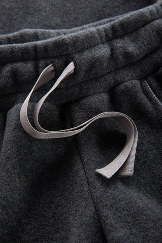 Homewear Κοστούμι Σπιτιού Φλισένιο με Ζακέτα με Φερμουάρ