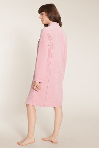 Homewear Ρόμπα Σπιτιού Βελούρ με Φερμουάρ