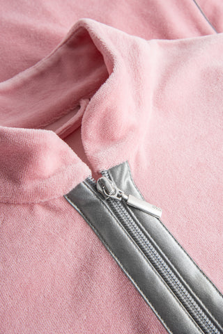 Homewear Ρόμπα Σπιτιού Βελούρ με Φερμουάρ