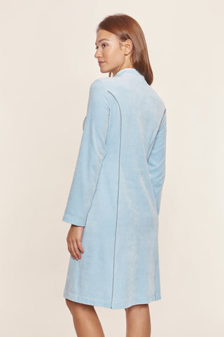 Homewear Ρόμπα Σπιτιού Βελούρ με Φερμουάρ