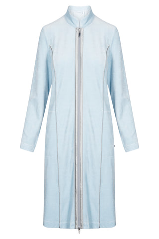 Homewear Ρόμπα Σπιτιού Βελούρ με Φερμουάρ