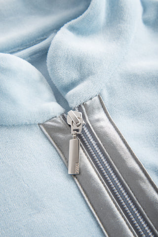 Homewear Ρόμπα Σπιτιού Βελούρ με Φερμουάρ