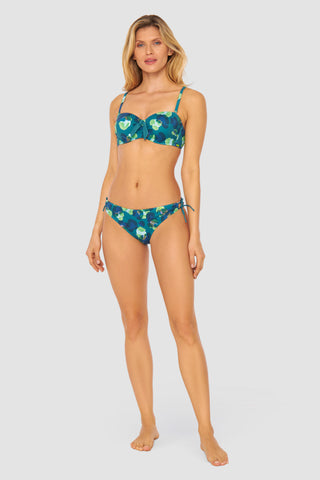 Μπικίνι Τοπ Strapless, Leo Print