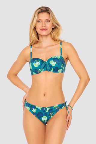 Μπικίνι Τοπ Strapless, Leo Print