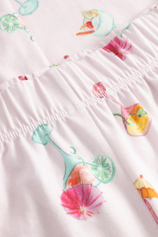 Πυζάμα Θερινή, Σορτς με Fancy Print