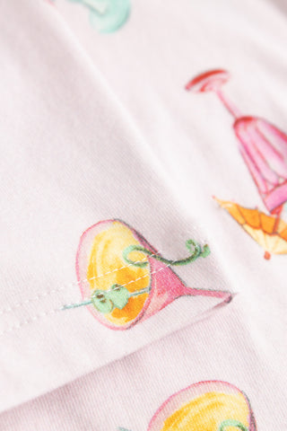 Πυζάμα Θερινή, Σορτς με Fancy Print
