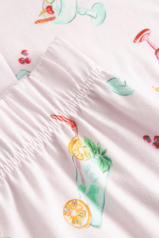 Πυζάμα Θερινή, Σορτς με Fancy Print