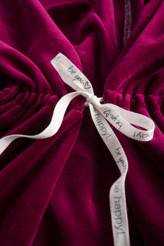 Ρομπάκι Σπιτιού Βελούδινο με Κουκούλα