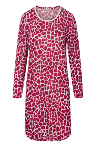 Νυχτικό Μακρυμάνικο με εφέ Animal Print