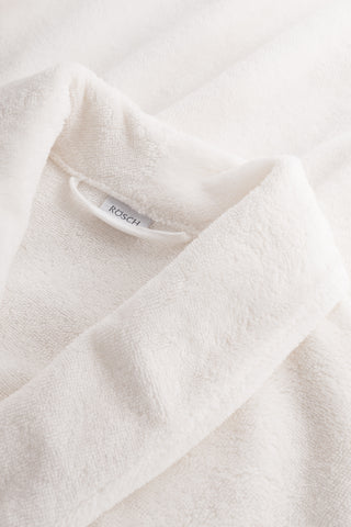 Ρόμπα Σπιτιού Χνουδωτή σε Εκρού και Πετρόλ