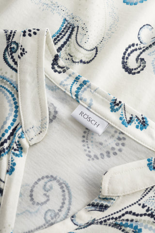 Πυζάμα Μακρυμάνικη, Paisley Print, 100% Βαμβάκι