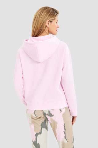Hoodie sweat σε ροζ παλ απόχρωση