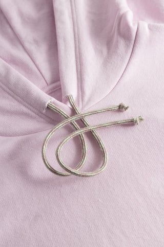 Hoodie sweat σε ροζ παλ απόχρωση