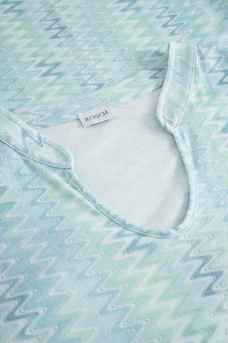 Νυχτικό σε ciel παλ αποχρώσεις με V λαιμόκοψη