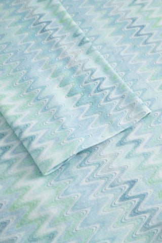 Νυχτικό σε ciel παλ αποχρώσεις με V λαιμόκοψη