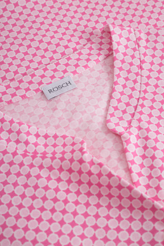 Νυχτικό ολοβάμβακο με διακριτικό γεωμετρικό τύπωμα σε άλφα γραμμή