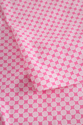 Νυχτικό ολοβάμβακο με διακριτικό γεωμετρικό τύπωμα σε άλφα γραμμή