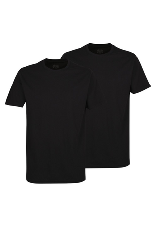 American T-Shirt, Στρογγυλή Λαιμόκοψη, Συσκευασία των 2