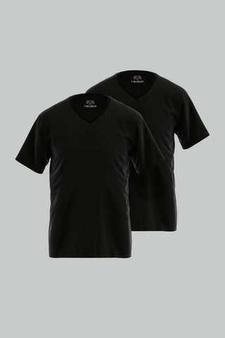 T-shirt από Οργανικό Βαμβάκι, V Λαιμόκοψη, με πιστοποίηση GOTS