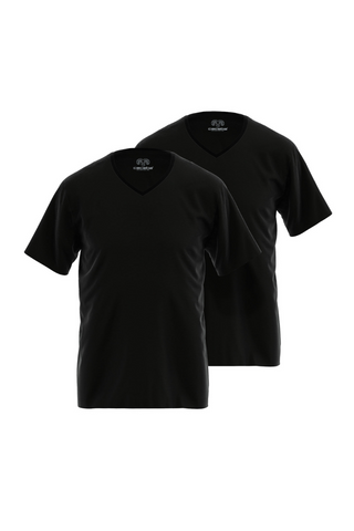 T-shirt από Οργανικό Βαμβάκι, V Λαιμόκοψη, με πιστοποίηση GOTS